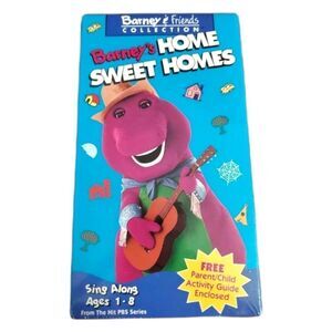 Vintage SEALED BARNEY VHS: 1993 Barney's Home Sweet Homes